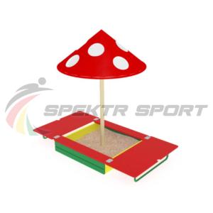 Купить Песочница с крышкой и грибком ИО 512 в Йошкар-Оле 