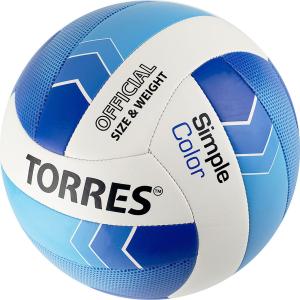 Купить Мяч волейбольный Torres Simple Color любительский р.5 в Йошкар-Оле 
